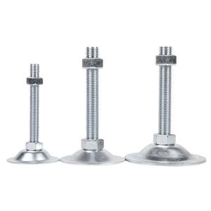 מוט צינור חוט חוט קבוע גביע רגל/אלומיניום חיבור פרופיל אלומיניום מתכוונן רגל/תחתון שטוח רגל תמיכה רגל m12 - Product Image 4