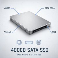 Disque SSD SATA 480 Go 2,5 pouces pour serveur, montage en rack, stockage de centre de données