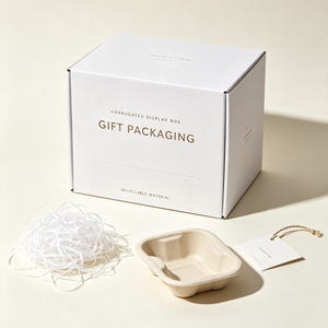 Caja de Cartón Corrugado Ecológica para Envíos, Reutilizable, Plegable, para Suscripciones, Embalaje, Regalos - Product Image 4