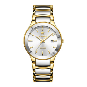Relojes de Lujo Skmei L1034MTGD para Parejas, Reloj de Hombre de Acero Inoxidable Dorado, Resistente al Agua, Orologio Uomo - Product Image 1