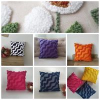 Housse de coussin bohème turque personnalisable en macramé tufté avec techniques de broderie tissée – Vente chaude en gros