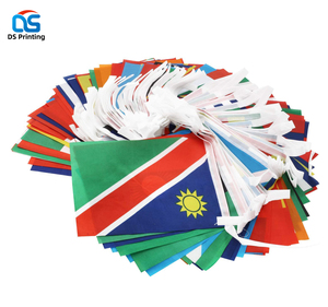 Banderín de cuerda triangular personalizado de fábrica, banderín de país, bandera para Egipto, Reino Unido, Eritrea, fiesta al aire libre - Product Image 3