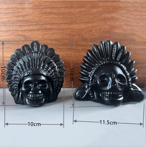 นกหวีดเซรามิคโอคาริน่ารูปผี สำหรับฮาโลวีน แอซเท็ก เทพแห่งความตาย นกหวีดเสียงกรีดร้องสยองขวัญ ของเล่นคลายเครียด อุปกรณ์เชียร์ลีดเดอร์ - Product Image 6