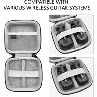 Étui de protection en aluminium personnalisé Musuin pour système de guitare sans fil compatible avec Xvive JOYO NUX et plus !