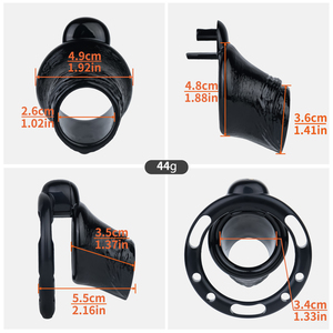 Nouvelles cages de chasteté FRRK à conception ouverte, anneau pénien, ceinture de chasteté gay, cage à pénis BDSM, verrou CB, jouet pour adultes pour l'exportation de petites entreprises - Product Image 4