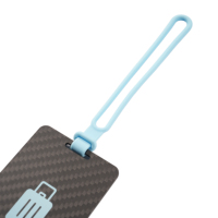 Nouvelle étiquette de bagage colorée en fibre de carbone pour étiquettes de sac de voyage pour bagages étiquettes de valise
