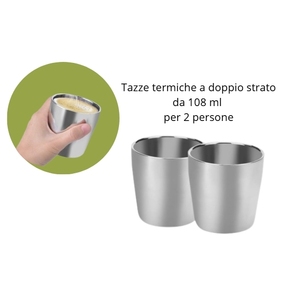 Bollitore da Campeggio in Alluminio 0.8L con 2 Tazze in Acciaio Inox, Set Leggero per Trekking ed Escursionismo - Product Image 3
