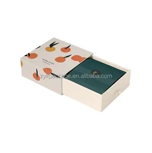 Caja personalizada para cosméticos y cuidado de la piel, embalaje de Tarjeta blanca, caja para Perfume, cajón deslizante, venta al por mayor