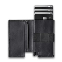 Porte-cartes en métal pour hommes, anti-vol RFID, en aluminium