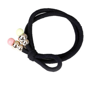 Élastique à cheveux double brin épaissi avec perles, diamètre 5,5 cm, pour usage quotidien, élastique pour femmes - Product Image 5