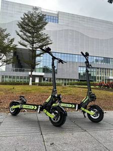 Wholesale MOQ 1 Electric <b>Scooter</b> 11Inch Street Tyre Off Road Tire 60V 6000W Dual Motor Foldable <b>E</b> <b>Scooter</b> for Adults <b>With</b> <b>Seat</b> - Product Image 2