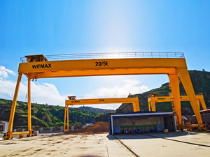 Grue portique à double poutre pour conteneurs maritimes avec moteur PLC, capacité 50t, marque Dejun, fabriquée en Chine - Product Image 6