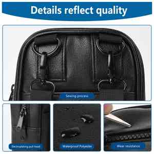 Bolso Bandolera Personalizado de Poliéster y Nylon, <span class=keywords><strong>Mini</strong></span> Mochila Cruzada para Hombre y Mujer, Riñonera, Bolso de Pecho - Product Image 4