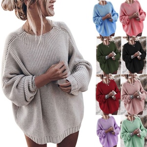 Collezione Invernale 2025: Nuovo Maglione da <span class=keywords><strong>Donna</strong></span> in Pura Pelliccia di Coniglio, Stile Europeo, Girocollo, Vestibilità Ampia - Product Image 1