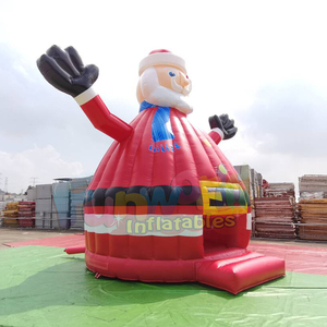 Outdoor large commercial jumping castle inflatable santa claus bounce house for holiday events and parties - Product Image 2