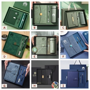 2025 победитель, Новый уникальный корпоративный Подарочный набор из нержавеющей стали, роскошный <span class=keywords><strong>3</strong></span>-в-1 блокнот, термос, чашка, подарочный набор для выставки - Product Image 5