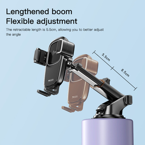 C187 tự sắp xếp cuộn dây sạc xe hơi điện thoại di động gắn kết 15W không dây sạc nhanh xe hơi người giữ điện thoại - Product Image 5