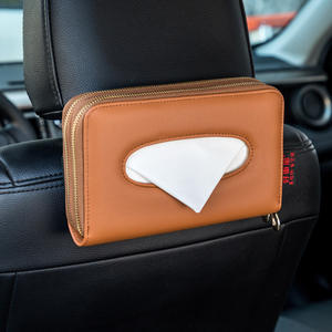 Boîte à mouchoirs pour voiture Ensembles de serviettes pour pare-soleil de voiture Porte-boîte à mouchoirs Décoration intérieure pour <span class=keywords><strong>BMW</strong></span> Accessoires de voiture - Product Image 2