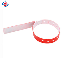 Bracelets jetables personnalisés en papier médical PVC vinyle jetables ID de patient hospitalier thermique NFC RFID pour événements