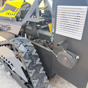 Livraison gratuite, <span class=keywords><strong>tondeuse</strong></span> à gazon robotisée à moteur à essence, largeur de coupe 500 mm, <span class=keywords><strong>tondeuse</strong></span> à gazon à chenilles télécommandée - Product Image 4