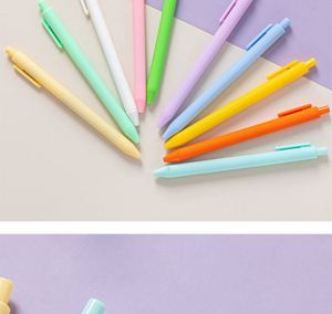 Bolígrafos de Plástico al por Mayor, Color Caramelo, Económicos, Multicolores, Recubiertos de Goma, para Regalos, con Logotipo Personalizado Impreso, para Papelería - Product Image 3