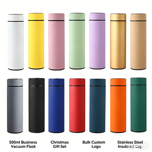 Vaso de Acero Inoxidable de Doble Pared de 500 ml con Logotipo Personalizado, Libre de BPA, Ideal para Regalos Corporativos y Pedidos al por Mayor para <span class=keywords><strong>Navidad</strong></span> - Product Image 3