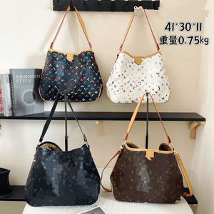 Bolsos de mujer de alta calidad, fabricación de bolso de compras con estilo de mezclilla, bolso de hombro estampado de lujo de gran capacidad para mujer - Product Image 1