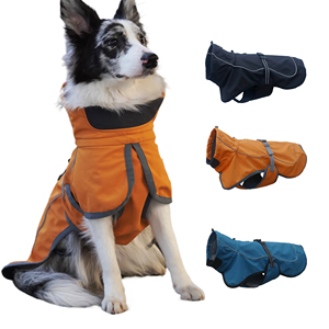 Kustom elegan pola sederhana dicetak poliester pakaian anjing ikan Putri mewah aplikasi hewan peliharaan gaya klasik tahan air - Product Image 1