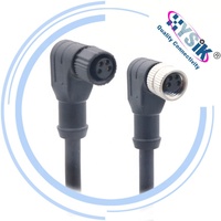 Kabel Otomasi 2 3 4 5 6 7 8 10 12 17 Pin A B C D S L Kode Pengkodean IP67 IP68 Konektor Bundar Tahan Air Kabel M5 M8 M12