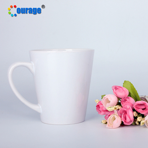 <span class=keywords><strong>Taza</strong></span> de cerámica cónica de sublimación, fábrica al por mayor, 12OZ, disponible - Product Image 6