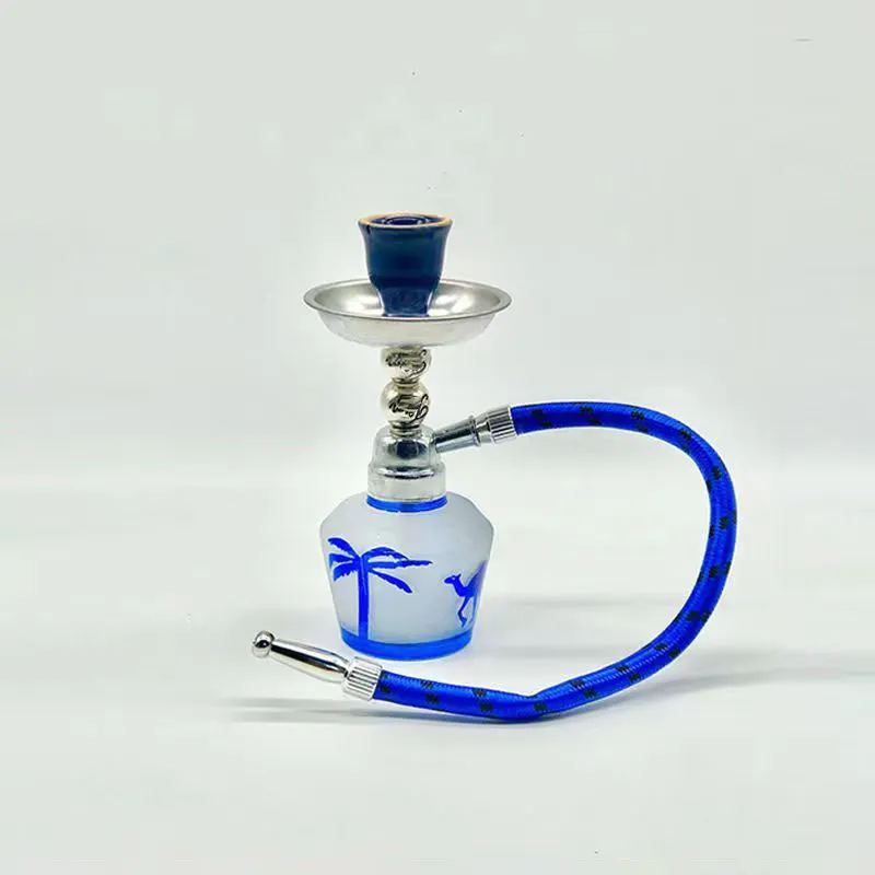 Mini fumatori narghilè Shisha fabbricazione Chicha narghilè di piccole dimensioni narghilè in vetro narghilè