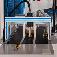 Imprimante jet d'encre UV industrielle à passage unique avec séchage LED pour l'impression de cartons ondulés et de produits plastiques