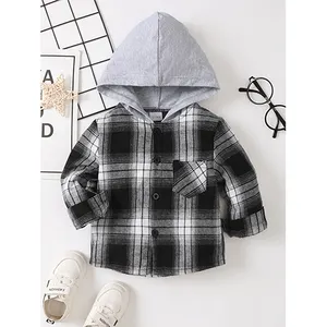 Hooded baby shirts & tops baby boys latest shirt designs for boys boys clothing sets teenage