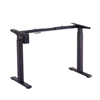 Table de travail électrique réglable en hauteur E-SHINING, moderne, en métal, mobile, pour bureau à domicile, chambre à coucher, poste de travail debout