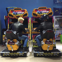 Machine de simulation de course de moto d'arcade de jeu vidéo à pièces de 42 pouces
