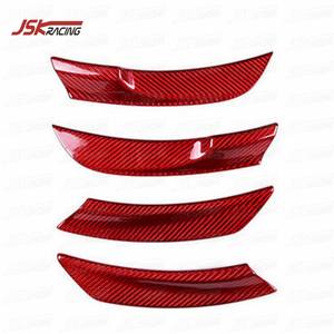 GARNITURE DE ROUE ARRIÈRE EN FIBRE DE CARBONE ROUGE NOIR GARNITURE D'AILE pour 2021-2023 SUBARU <span class=keywords><strong>BRZ</strong></span> - Product Image 6