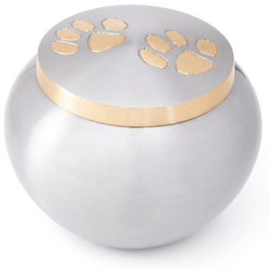 Premium Pet Cremation <b>Urn</b> Aluminum American Design Keepsake for Dog <b>Cat</b> Ashes B2B Indian Supplier - Product Image 1