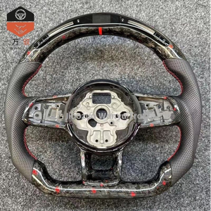 <span class=keywords><strong>Volante</strong></span> de Fibra de Carbono Forjado Personalizado para VW Volkswagen <span class=keywords><strong>Golf</strong></span> 4 5 6 6R 7 7R 7.5 8 MK4 8 7 7.5 6 5 GTI GTD GTE Polo Scirocco R - Product Image 2