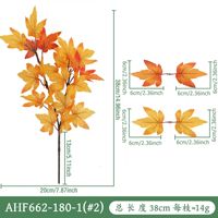 Feuilles d'automne artificielles, feuilles artificielles colorées, lot de feuilles pour Halloween, Thanksgiving, fête, jardin, table, décoration de la maison