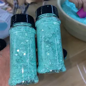 Ready To Ship 2oz Glitter Shaker Jars Wholesale All Chunky Glitter For Craft Decoration