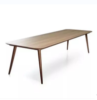 Ensemble de table à manger moderne en bois massif, 8 places, cuisine, style chinois, couleur claire, livraison gratuite