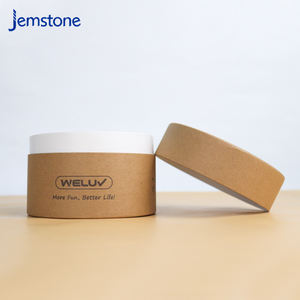 Emballage en tube de carton pour accessoires de téléphone à chargement sans fil biodégradable, emballage en boîte cylindrique pour bougies, emballage en tube de papier pour thé - Product Image 1