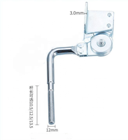 Charnière robuste en fer de 3,0 mm pour appui-tête de canapé, tige de 12 mm, mécanisme de réglage d'angle multifonctionnel à plusieurs vitesses pour cuisine et salle de bain