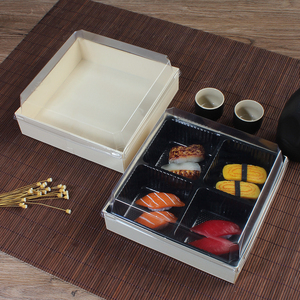 Traiteur pâtisserie Donuts Cake Snack Box avec boeuf Amande Petites boîtes à gâteaux carrées avec fenêtre Container box - Product Image 6