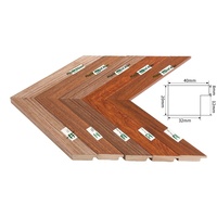 Bingkai Foto Desain Geometris MDF untuk Dekorasi Rumah, Lis Bingkai Setengah Jadi, Gaya Minimalis