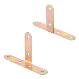 T Shaped Metal Shelf <strong>Brackets</strong> <strong>Decorative</strong> Corner Brace <strong>Wood</strong> Chair Furniture Fittings <strong>Angle</strong> Plate Reinforced Corner <strong>Bracket</strong> - Product Image 2