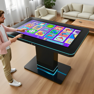 Hỗ trợ tùy biến 43 inch t hình dạng tương tác điện dung đa màn hình cảm ứng bảng trò chơi không thấm nước với bộ sạc không dây - Product Image 1