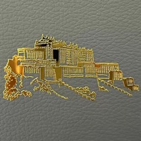 Quantité minimale de commande faible, étiquettes métalliques personnalisées de luxe imperméables imprimées en 3D par transfert UV, autocollants métalliques personnalisés avec logo en feuille d'or