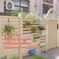 Puerta de Jardín Moderna de Aluminio para Villa, Eléctrica, con Control Remoto, Resistente a la Intemperie, Tamaño Personalizado, Libre de Óxido
