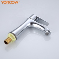 Robinet de lavabo thermostatique à cartouche en laiton monotrou de haute qualité moderne Mitigeur avec matériau en zinc